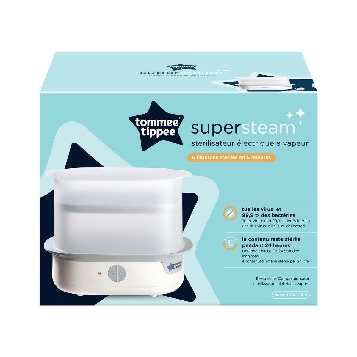 TOMMEE TIPPEE - Esterilizador de Biberones Eléctrico