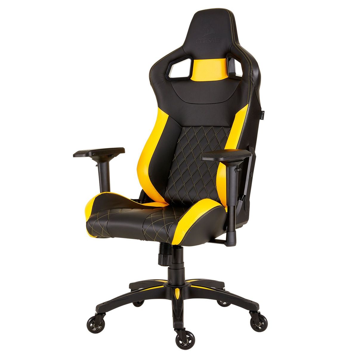 CORSAIR - Silla Gamer T1 Race Negro/Amarillo Corsair