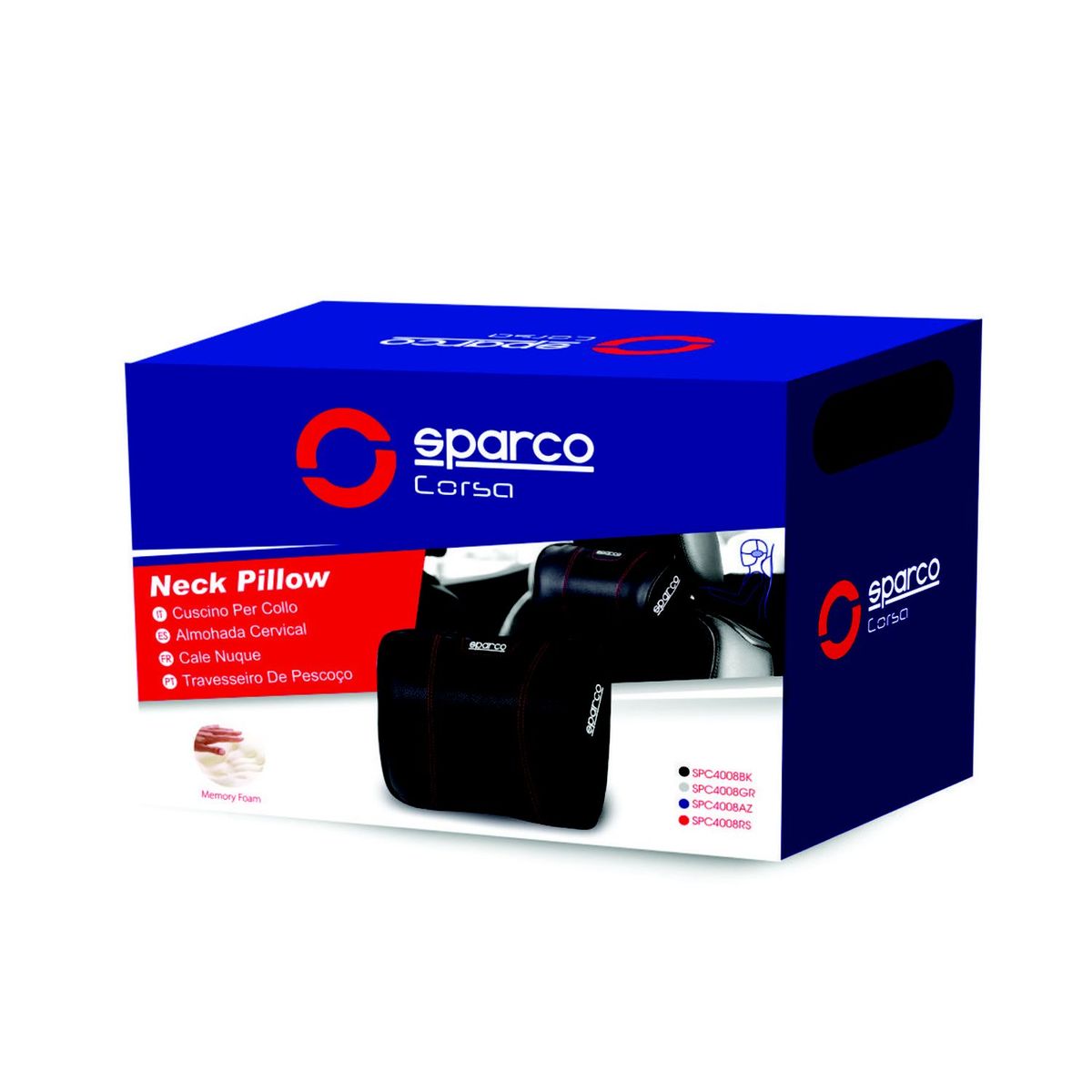 SPARCO - Almohadilla Espuma con Memoria