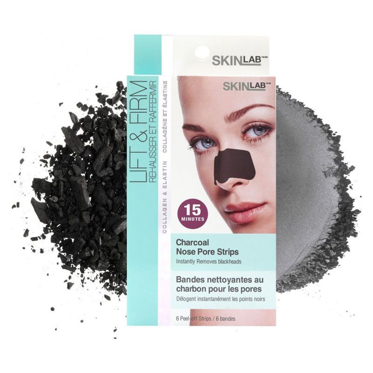 SKINLAB - Tiras Limpieza Nasal para Puntos Negros