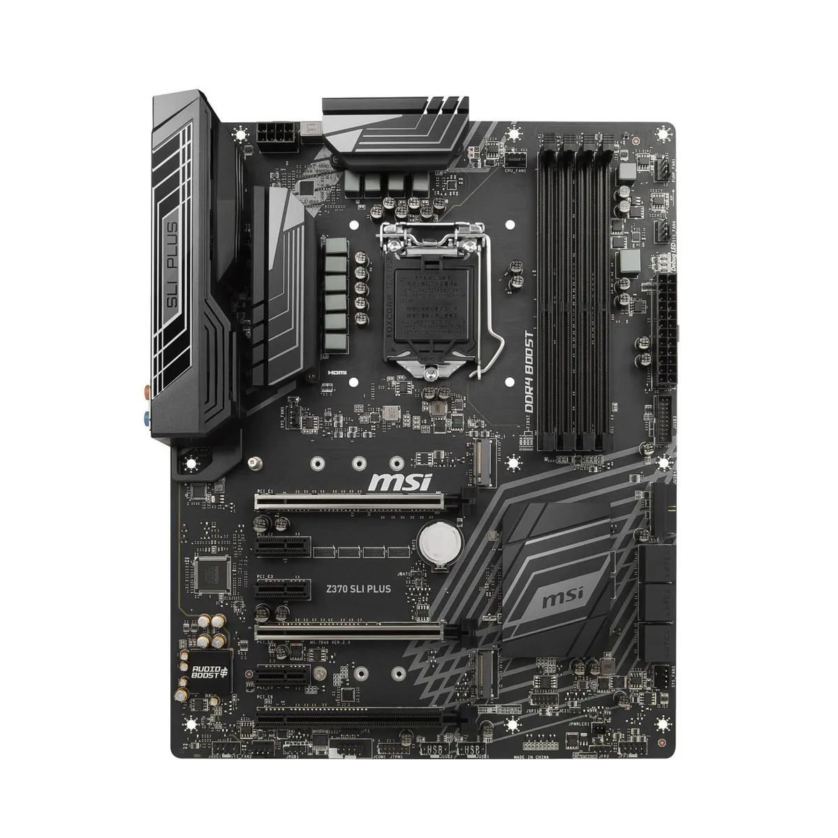 MSI - Placa Base Z370 SLI Plus 4 Slots DDR4 Hasta 64GB