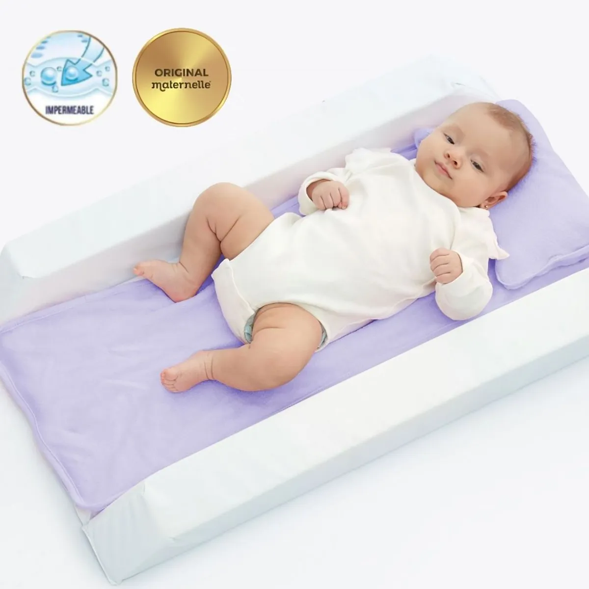 MATERNELLE - Cambiador 2 En 1 Celeste