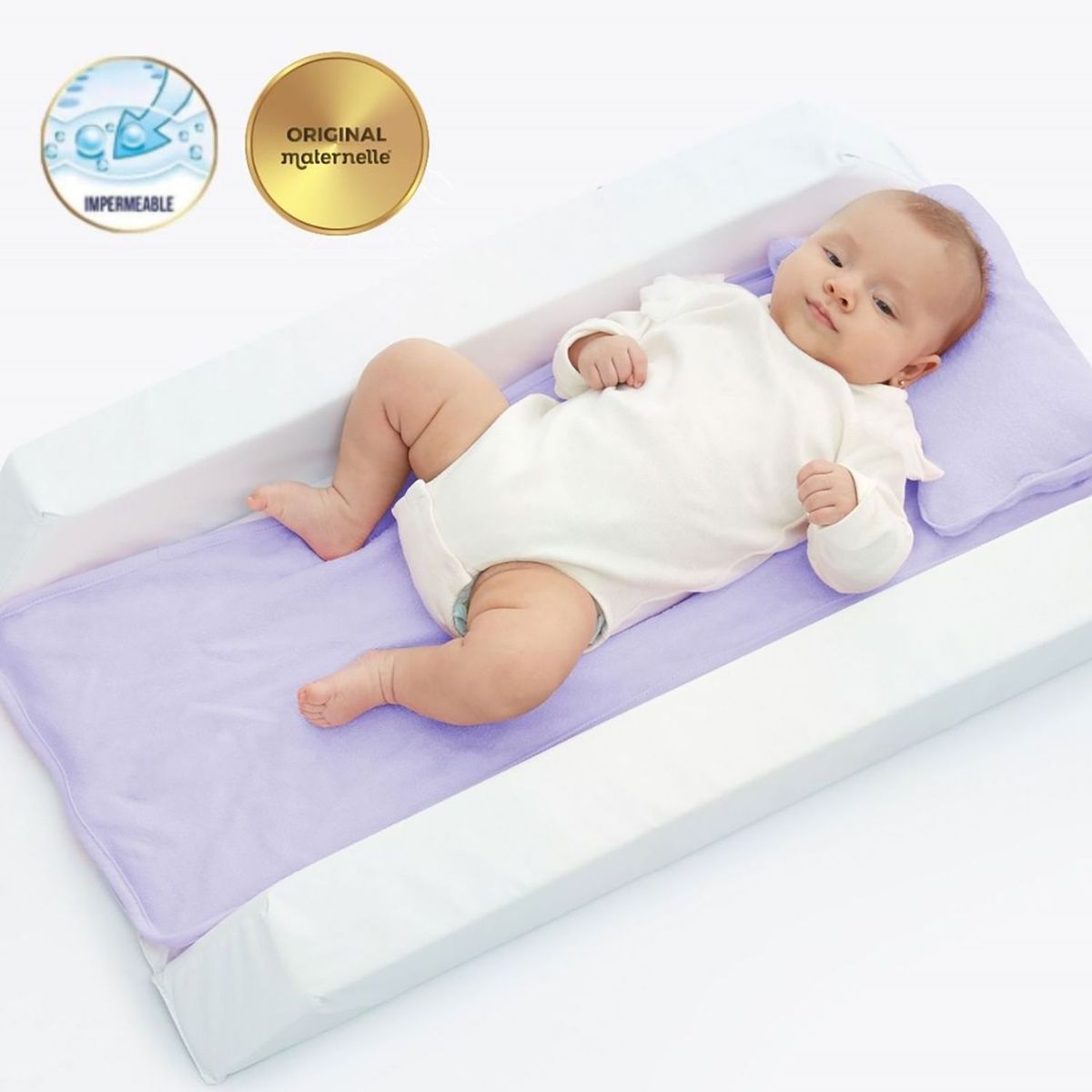 MATERNELLE - Cambiador 2 En 1 Celeste