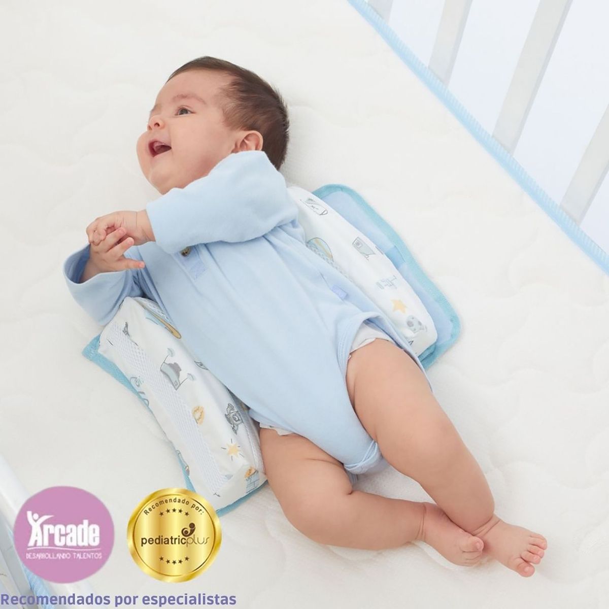 MATERNELLE - Posicionador Bebe Antialergico con Respiradero