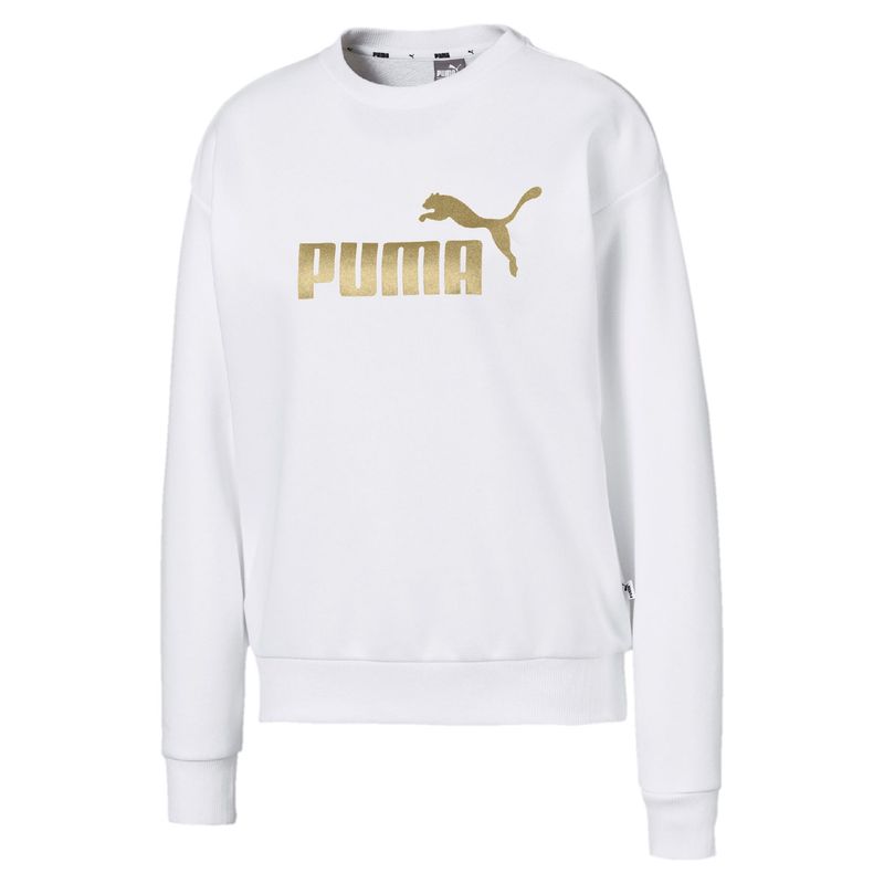 PUMA - Polera Deportiva Puma ESS Crew Sweat TR