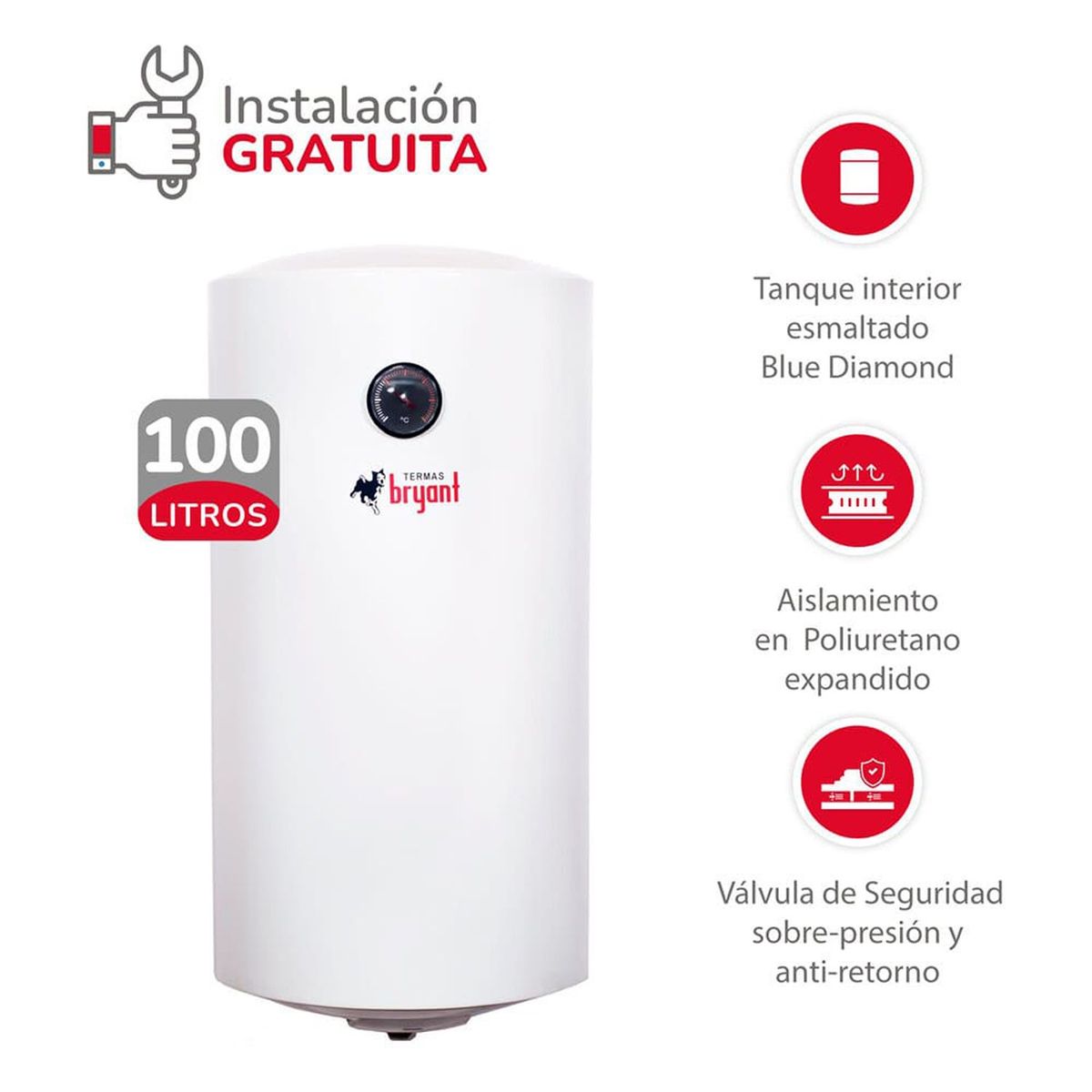 Bryant - Terma Eléctrica 100 L BRYANT