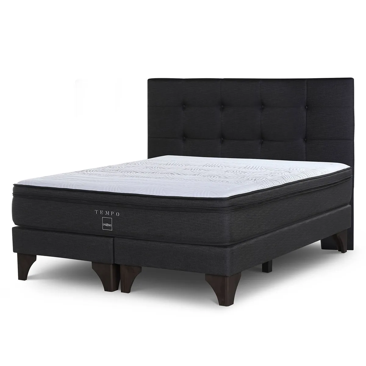 ROSEN - Dormitorio Europeo Tempo Issey King + 2 Almohadas