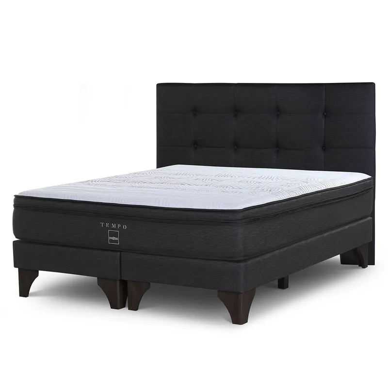 ROSEN - Dormitorio Europeo Tempo Issey King + 2 Almohadas