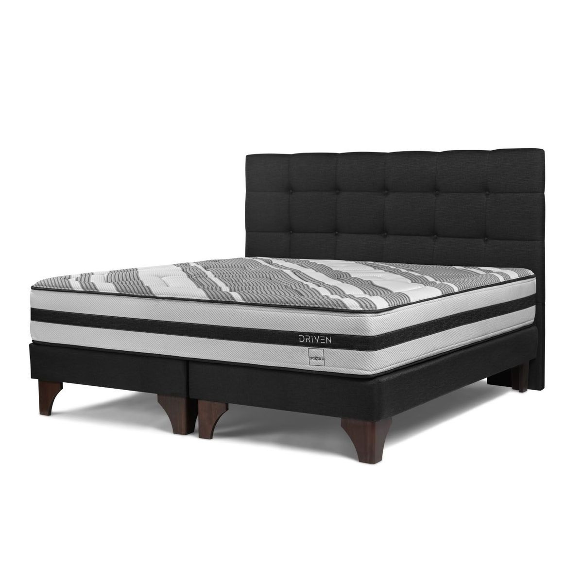 ROSEN - Dormitorio Europeo Driven Issey Grafito Queen