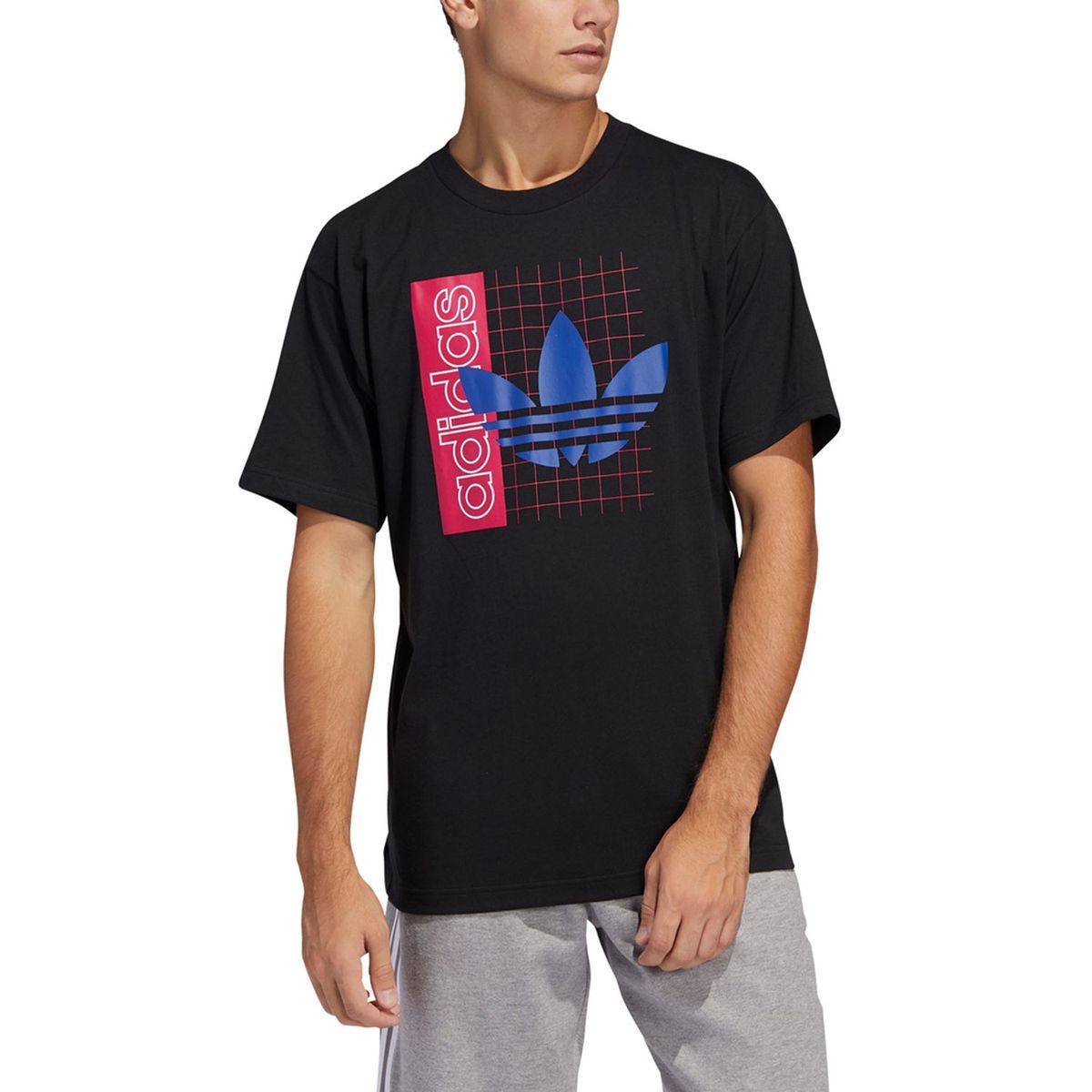 ADIDAS ORIGINALS - Polo Hombre Casual Trifolio grid
