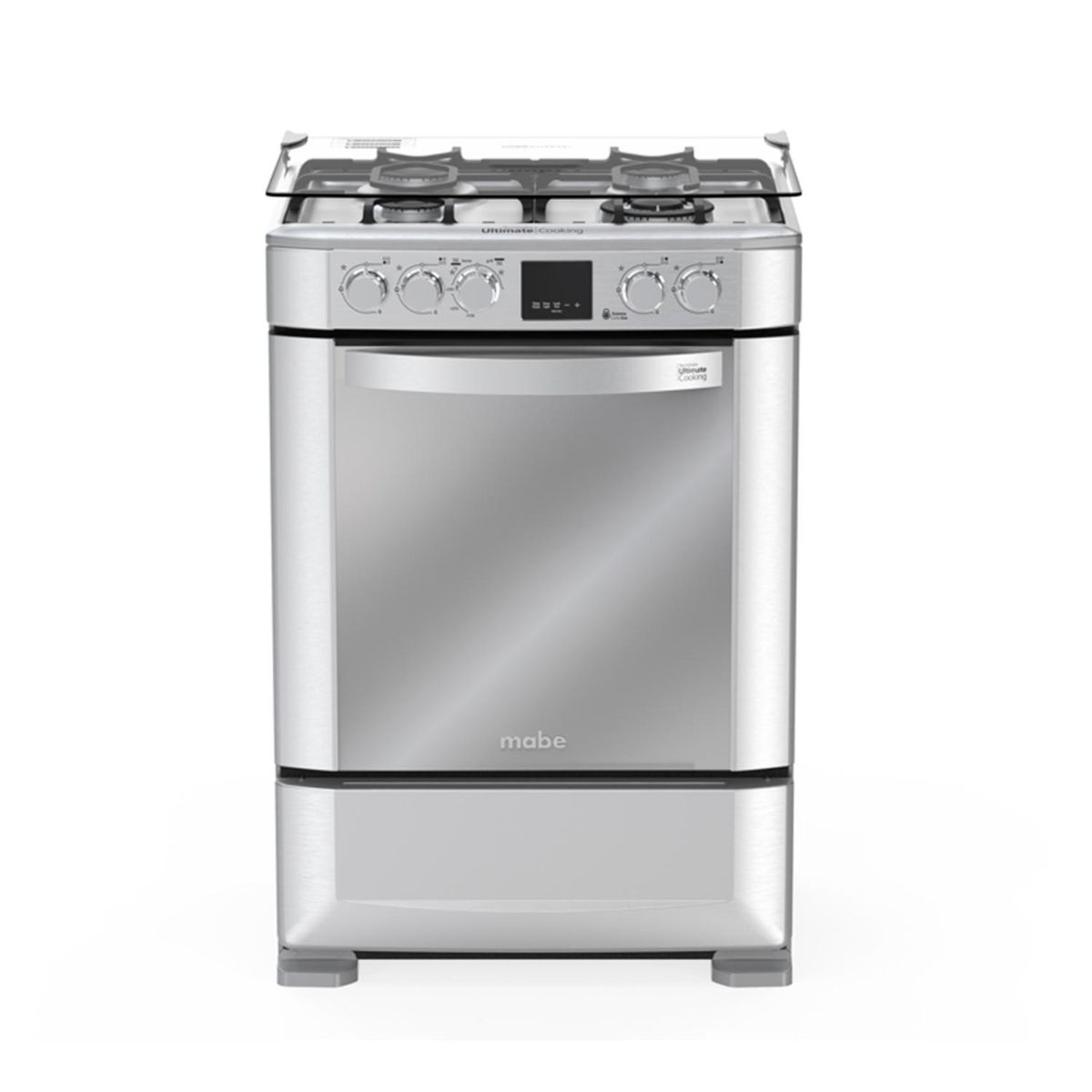 MABE - Cocina a gas 4 Hornillas 24" Acero Inox CMP6085FX0