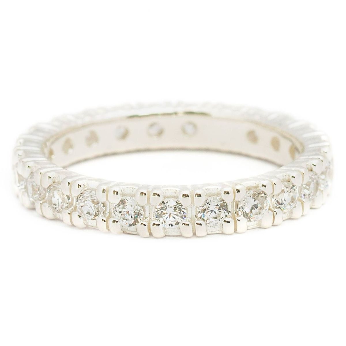 MAISHA - Anillo Lizmari de Circones Crytalinos de Plata 925