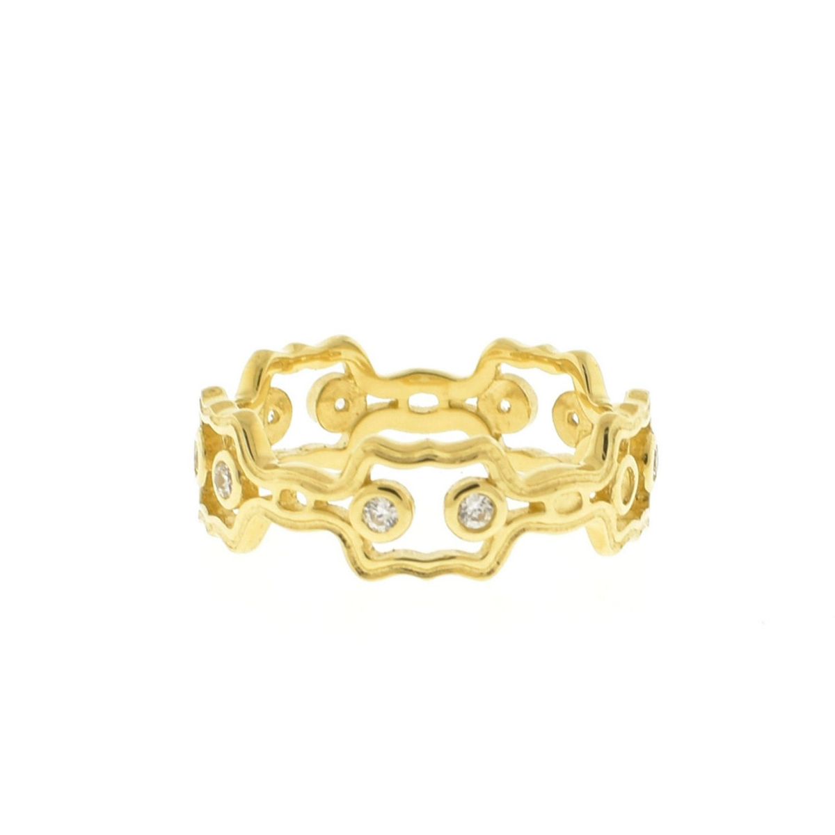 MAISHA - Anillo de Formas de Oro 18k 