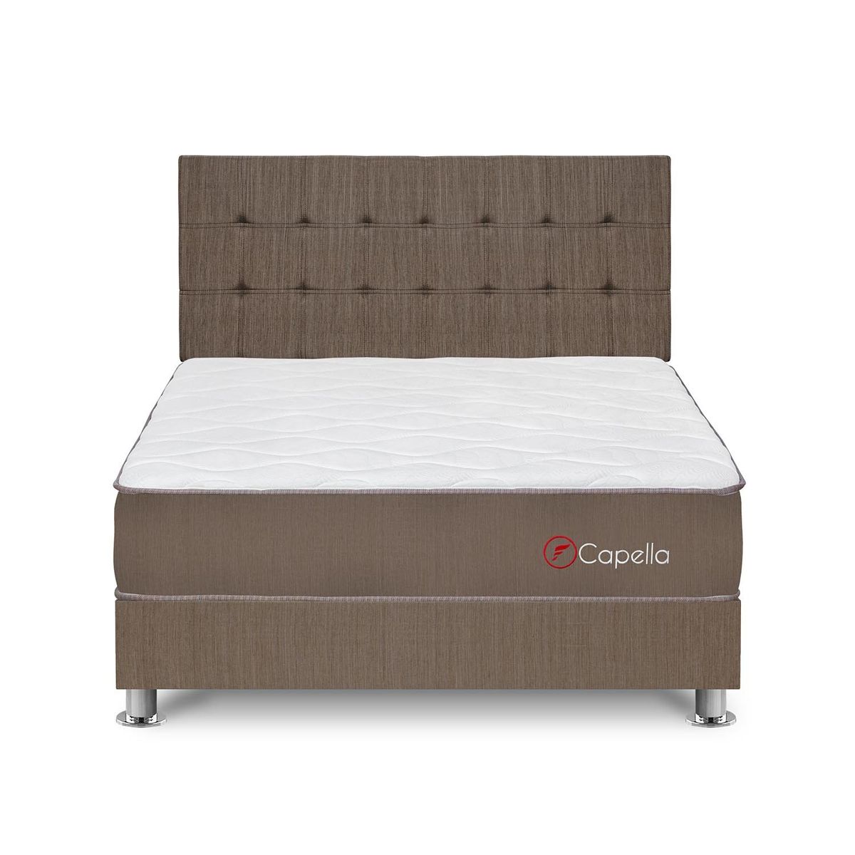 FORLI - Dormitorio Capella Queen + 2 Almohadas + Protector