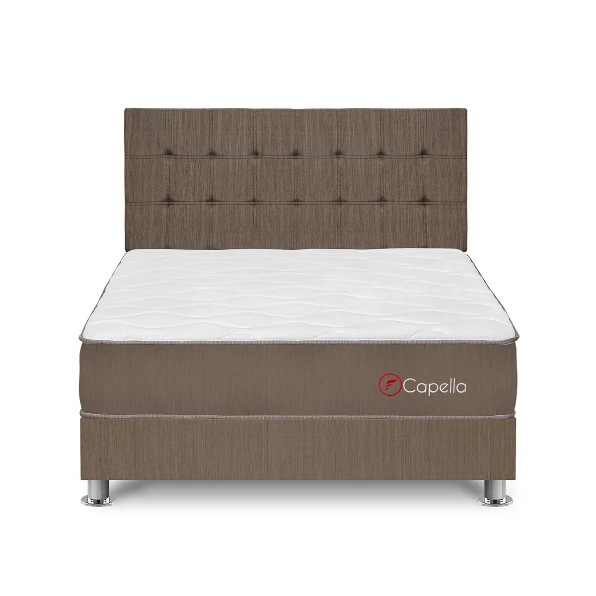 FORLI - Dormitorio Capella Queen + 2 Almohadas + Protector