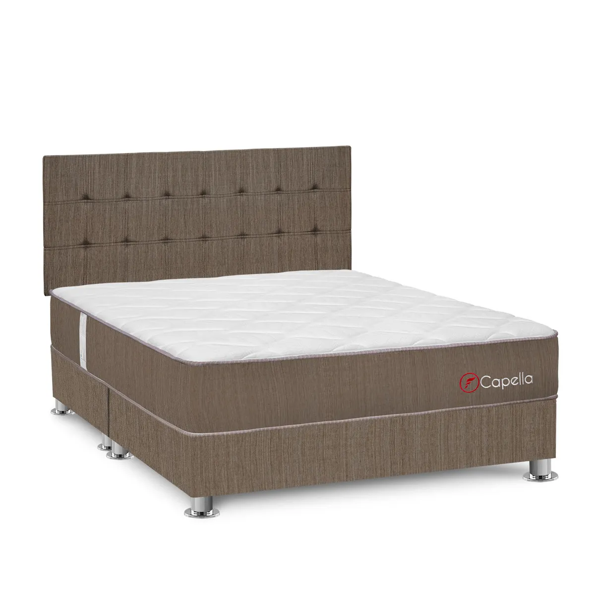 FORLI - Dormitorio Capella Queen + 2 Almohadas + Protector