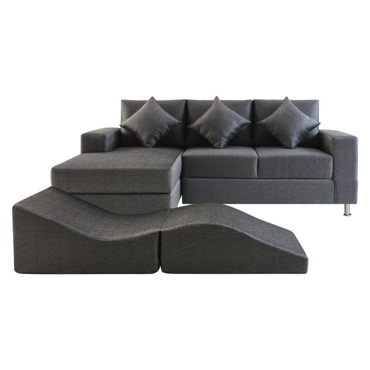 FORLI - Seccional Spring 3 Cuerpos Izquierdo + Puff