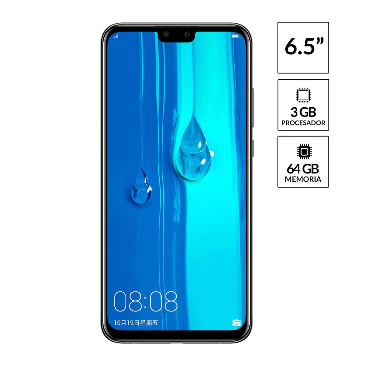 HUAWEI - Huawei Y9 2019 Black + JBL GO 2