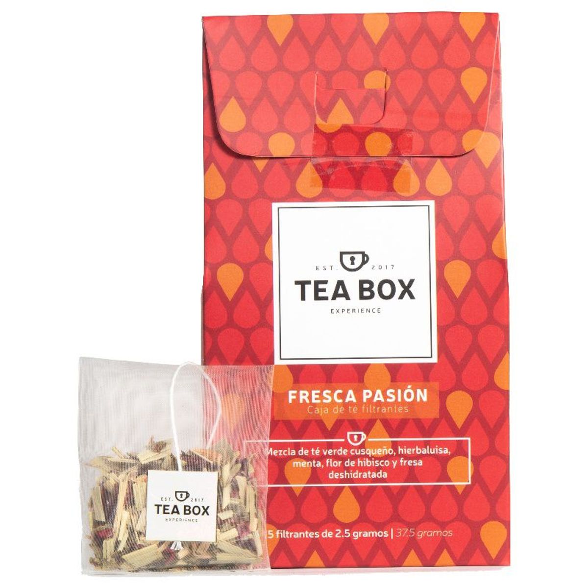 TEA BOX EXPERIENCE - Caja Fresca Pasión Té filtrante