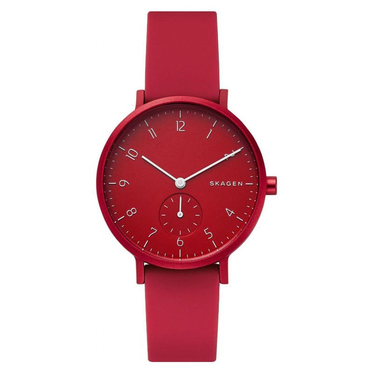 SKAGEN - Reloj Análogo SKAGEN SKW2765 Silicona Rojo