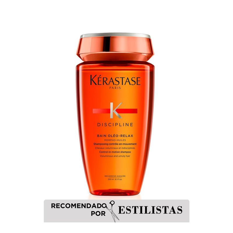 KERASTASE - Shampoo Hidratante Para Cabello Con Frizz Bain Oléo-Relax Discipline 250Ml