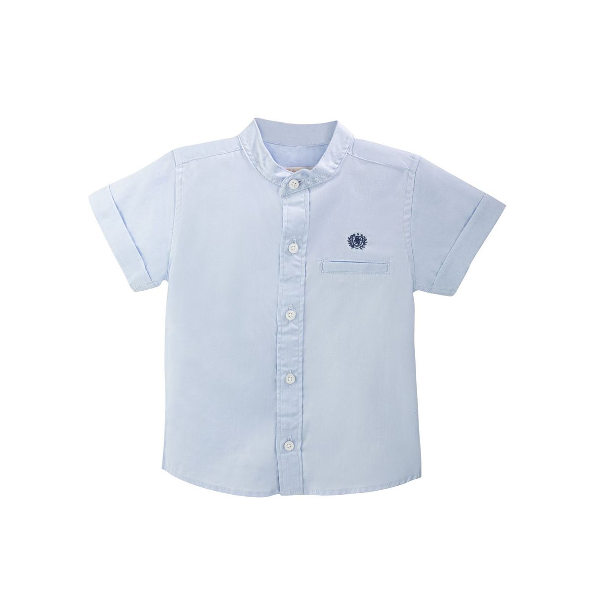 BABY CLUB CHIC - Camisa Manga Corta con Bordado