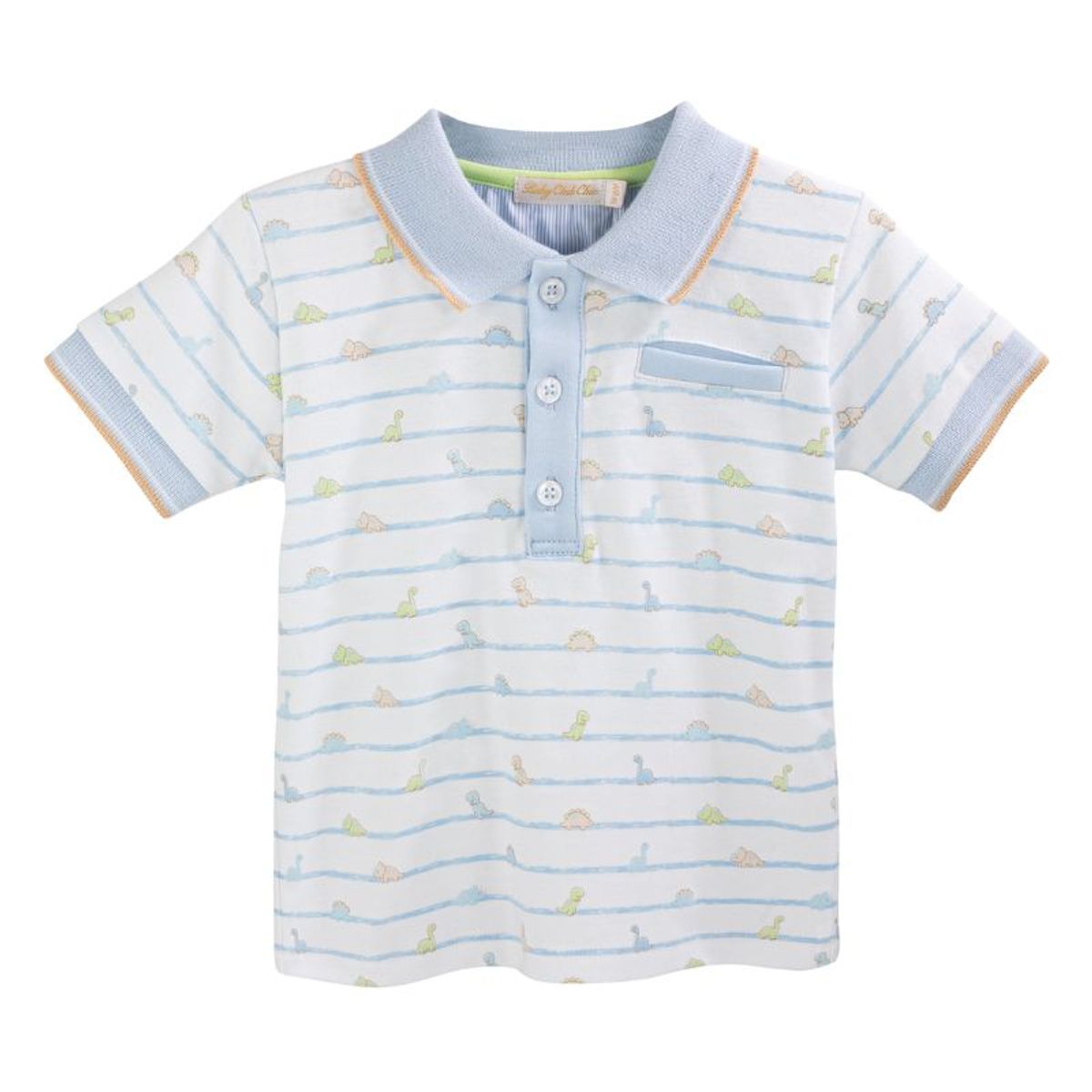 BABY CLUB CHIC - Set Polo Cuello Box c/ Estampado y Short