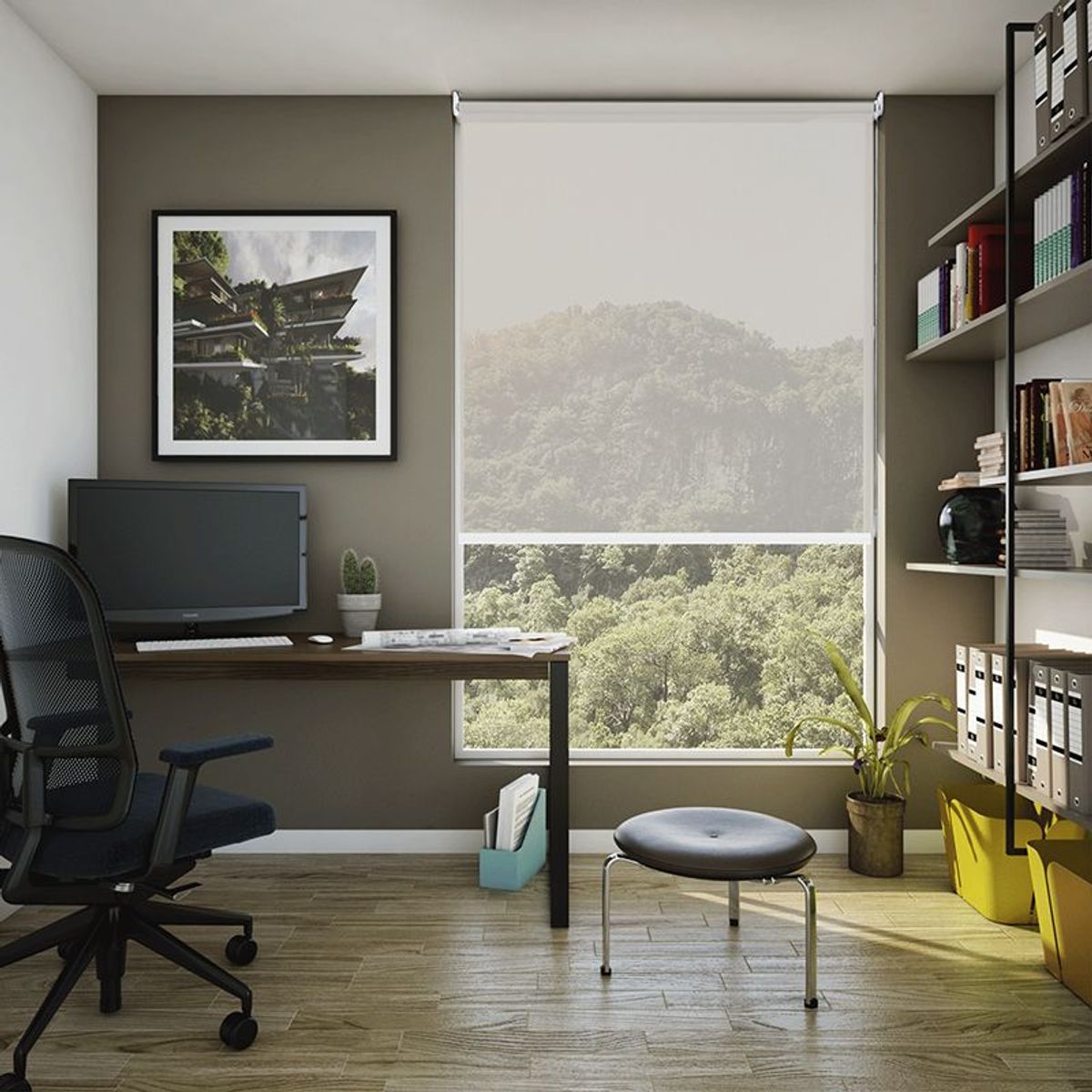 BASEMENT HOME - Cortina Roller Screen 10% 130x160 cm