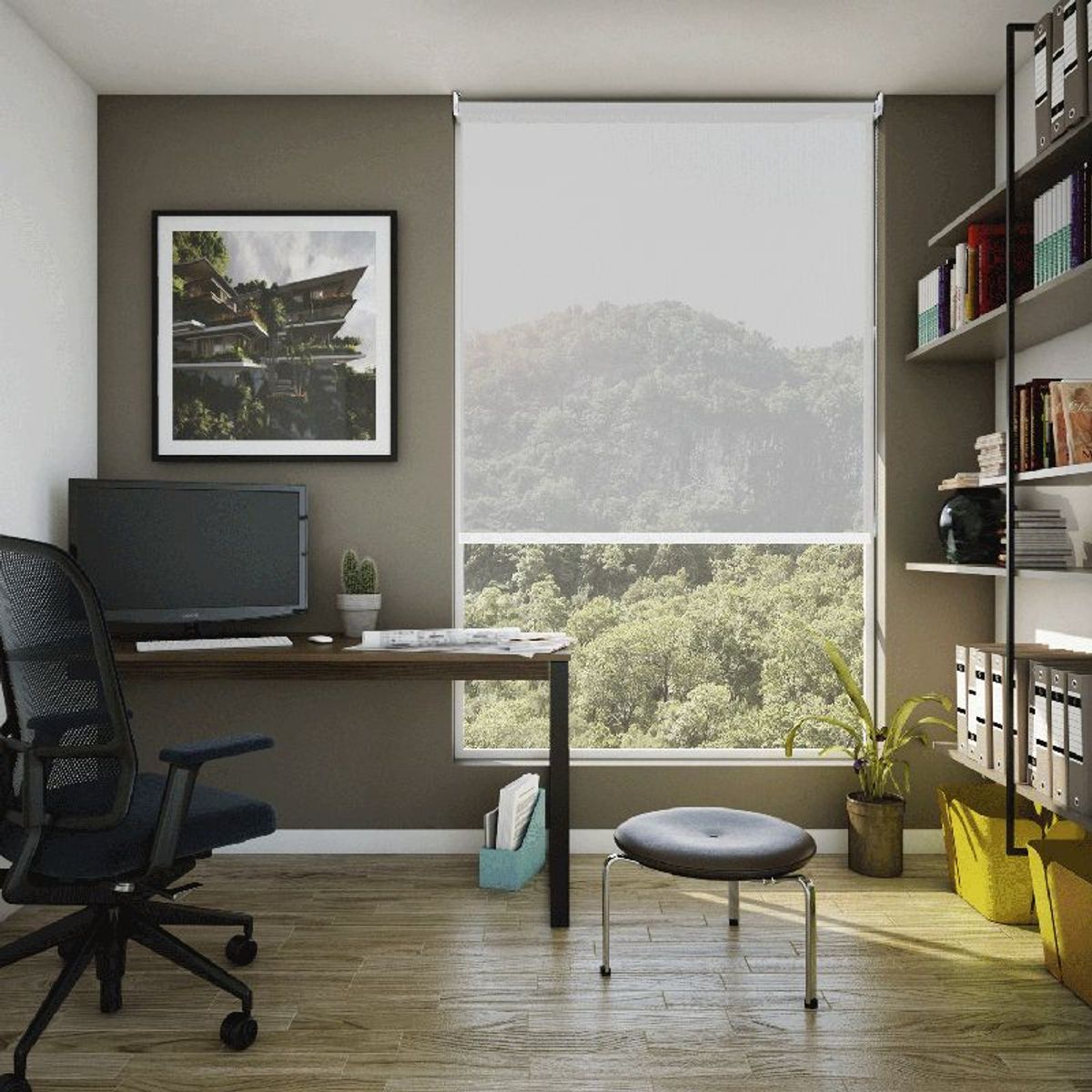 BASEMENT HOME - Cortina Roller Screen 10% 200x50 cm