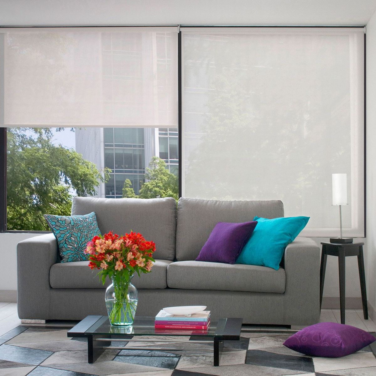 BASEMENT HOME - Cortina Roller Screen Maze 9% 90x300 cm