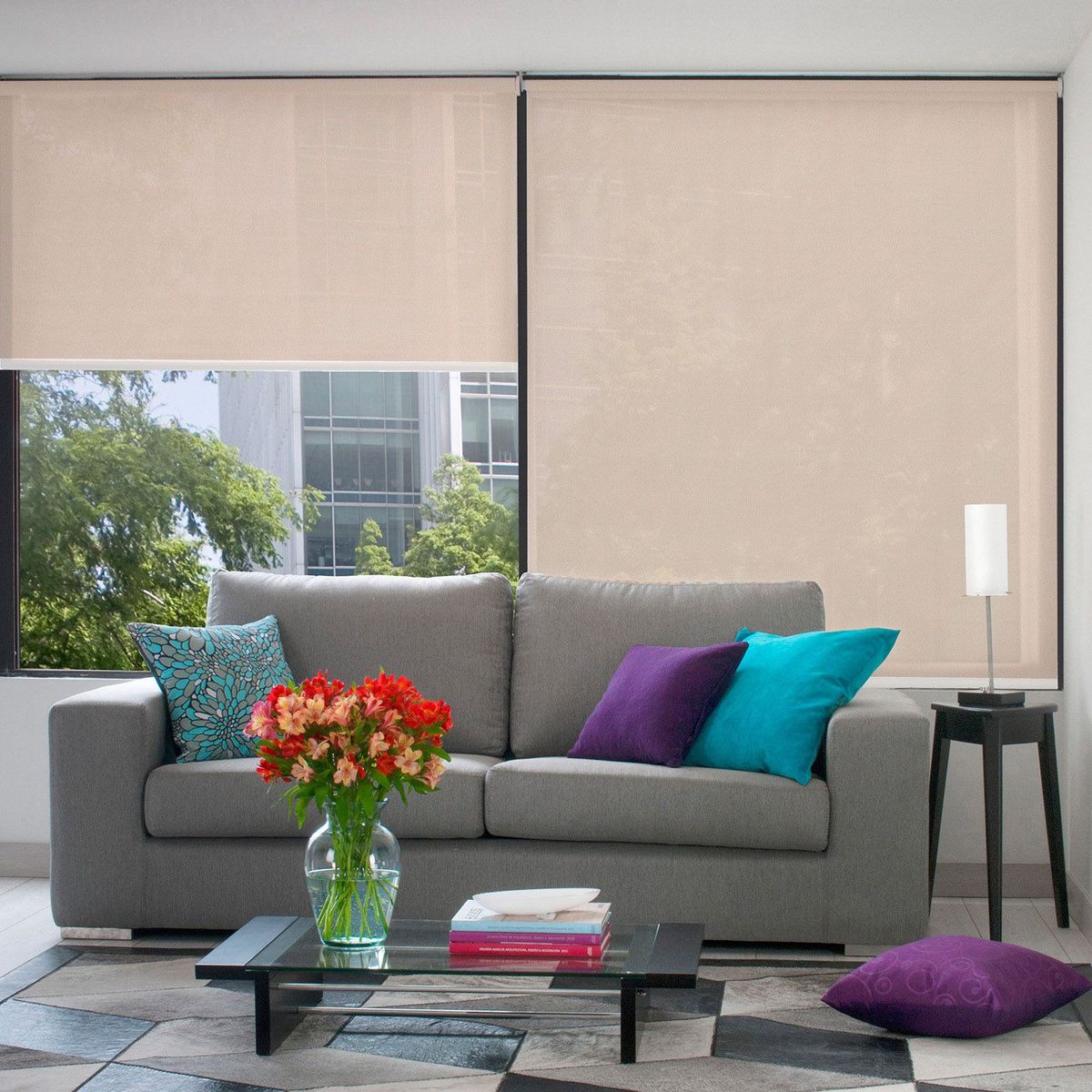 BASEMENT HOME - Cortina Roller Screen Maze 9% 120x280 cm