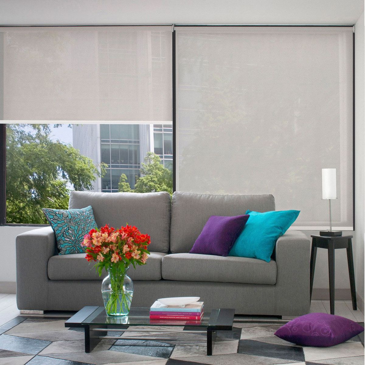 BASEMENT HOME - Cortina Roller Screen Maze 9% 60x230 cm