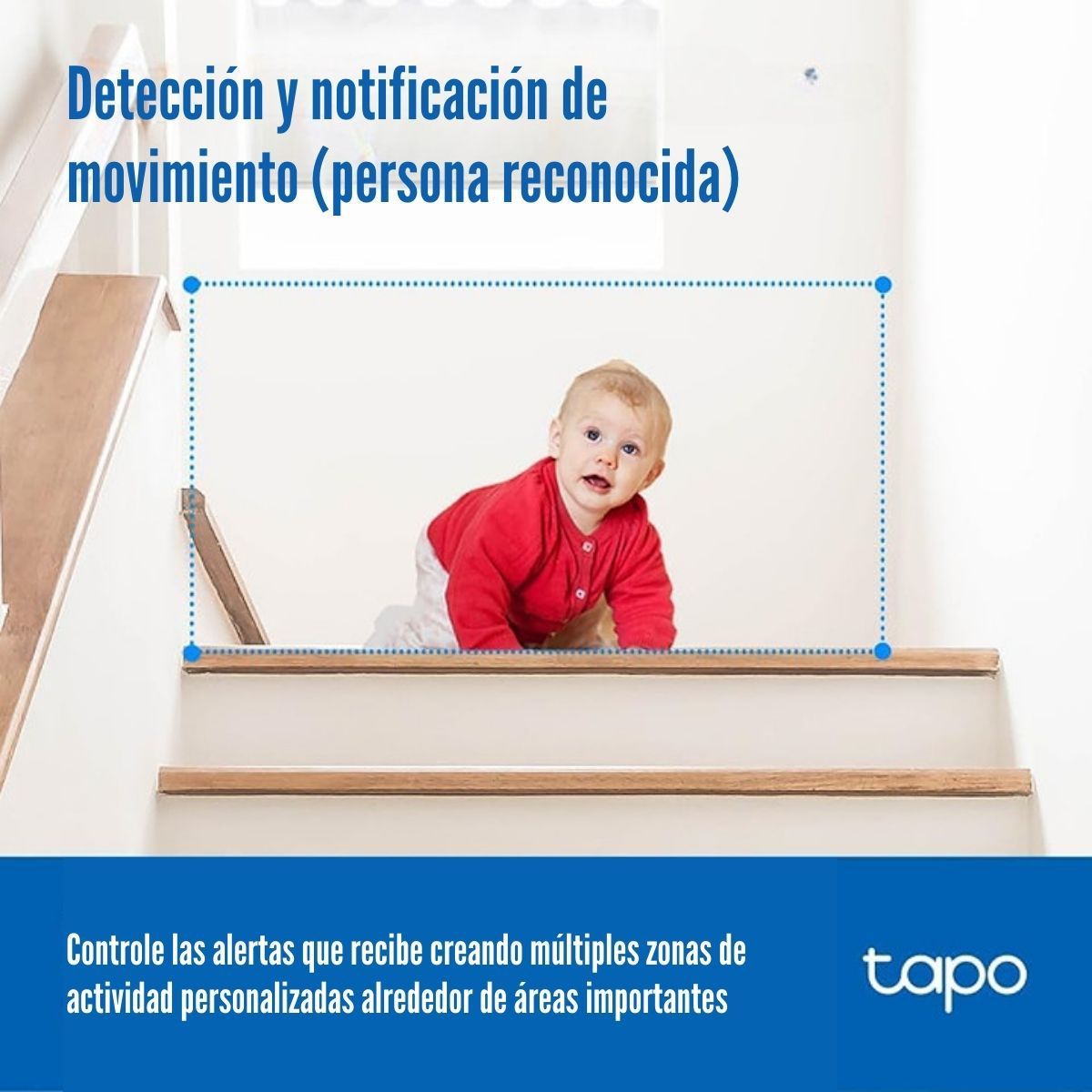 TP LINK - TP-Link - Cámara IP Tapo C210 2K (2304 x 1296 px) 3MP Wi-Fi