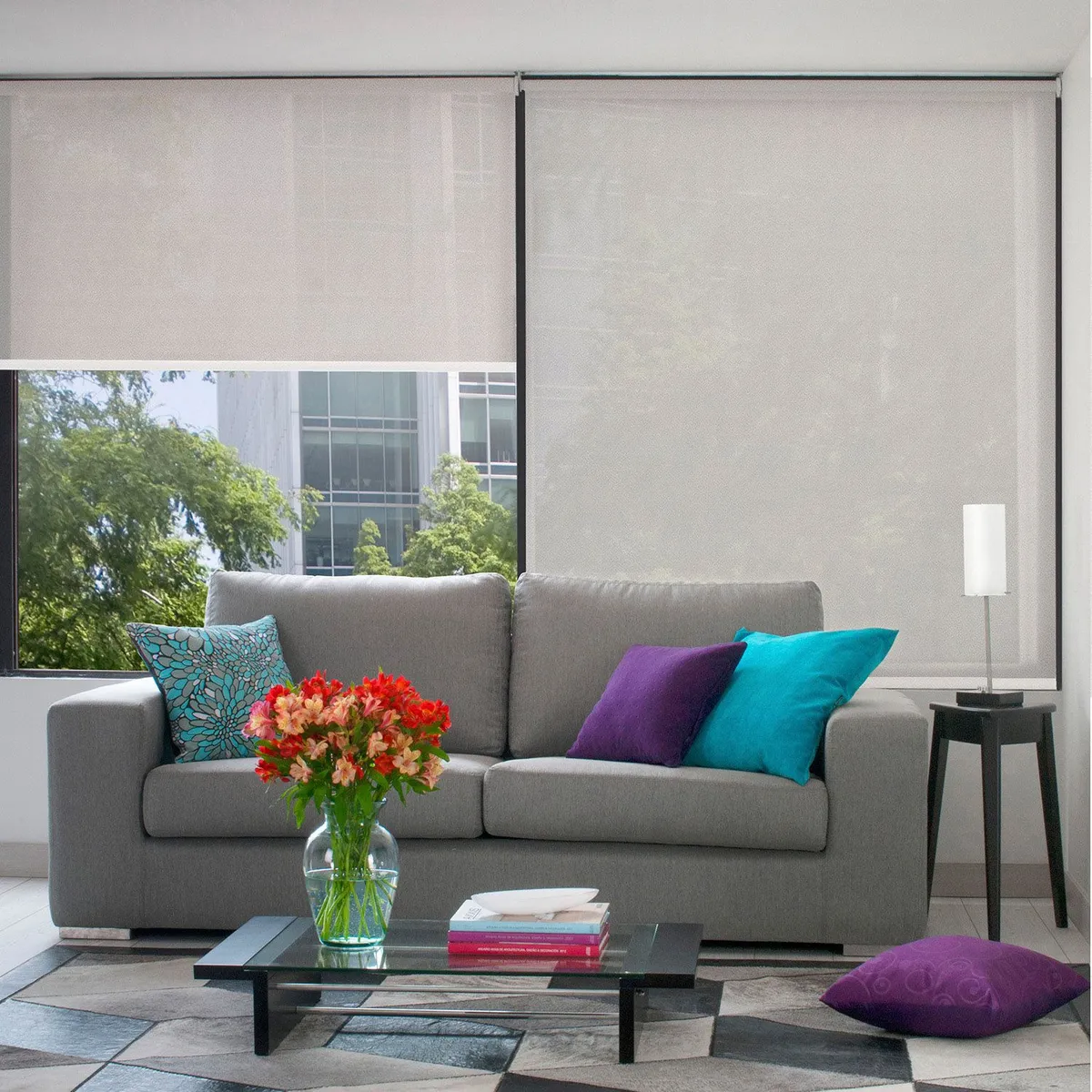 BASEMENT HOME - Cortina Roller Screen Maze 9% 160x130 cm