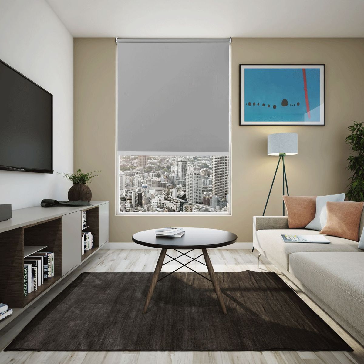 BASEMENT HOME - Cortina Roller Blackout XL 70x60 cm