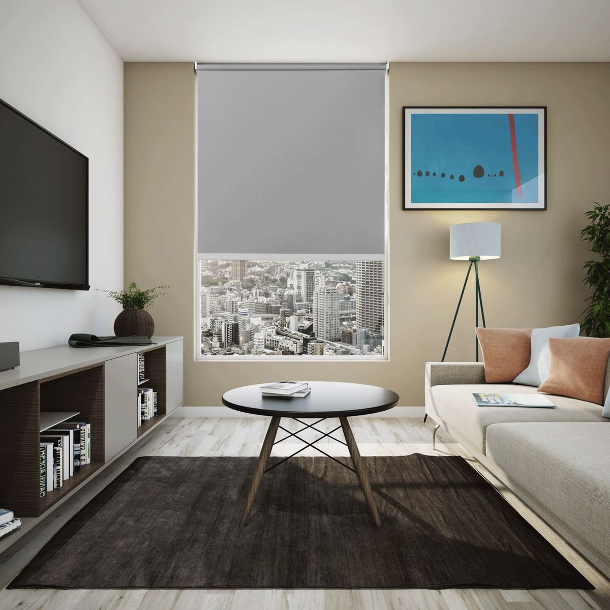 BASEMENT HOME - Cortina Roller Blackout XL 160x120 cm