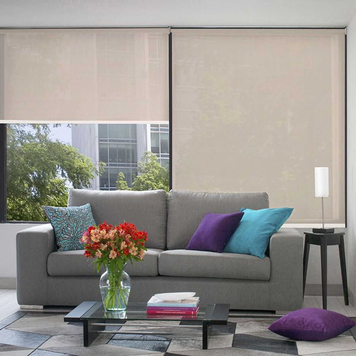 BASEMENT HOME - Cortina Roller Decorativa Velo 160x160 cm