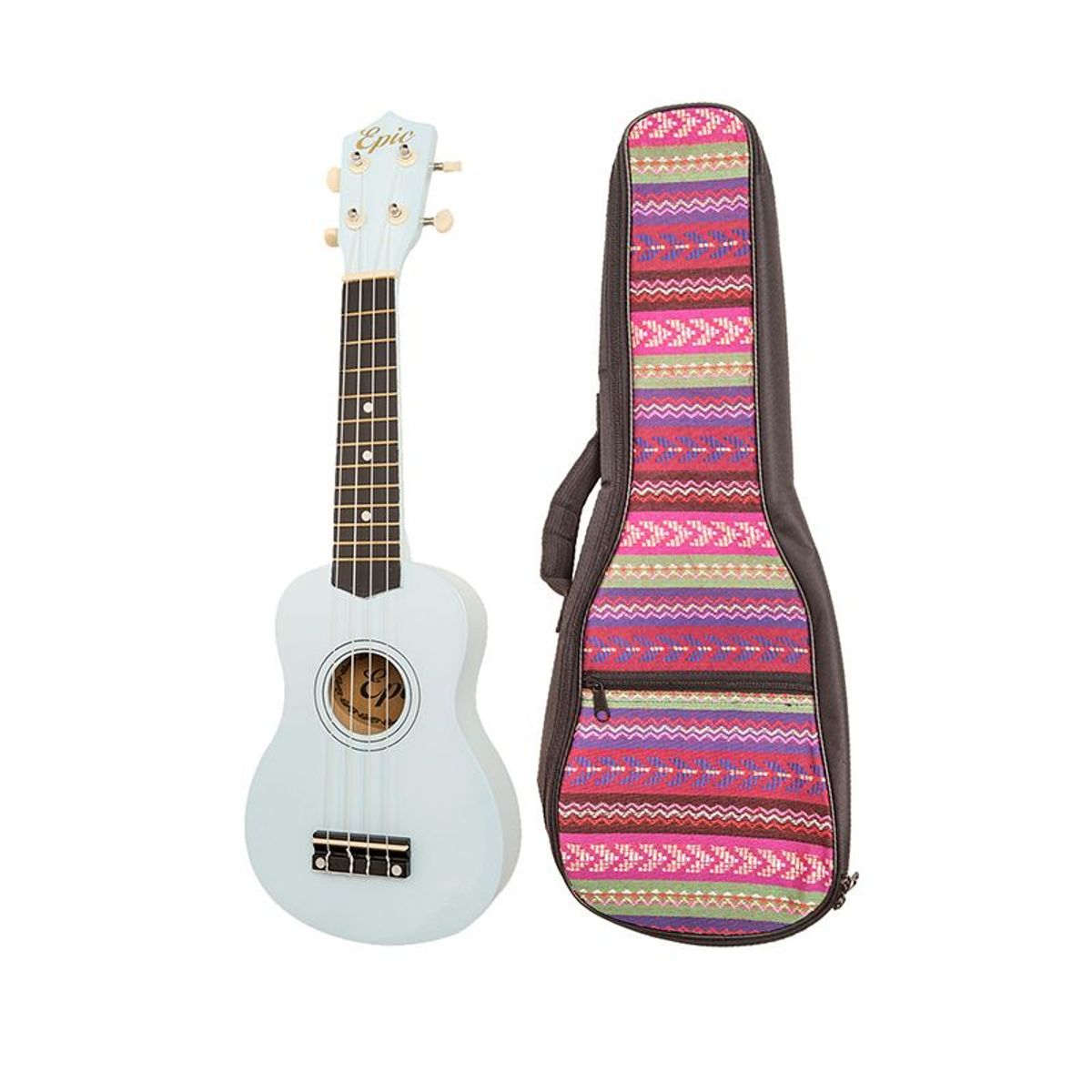 EPIC - Ukelele Col Celest +Funda Ros