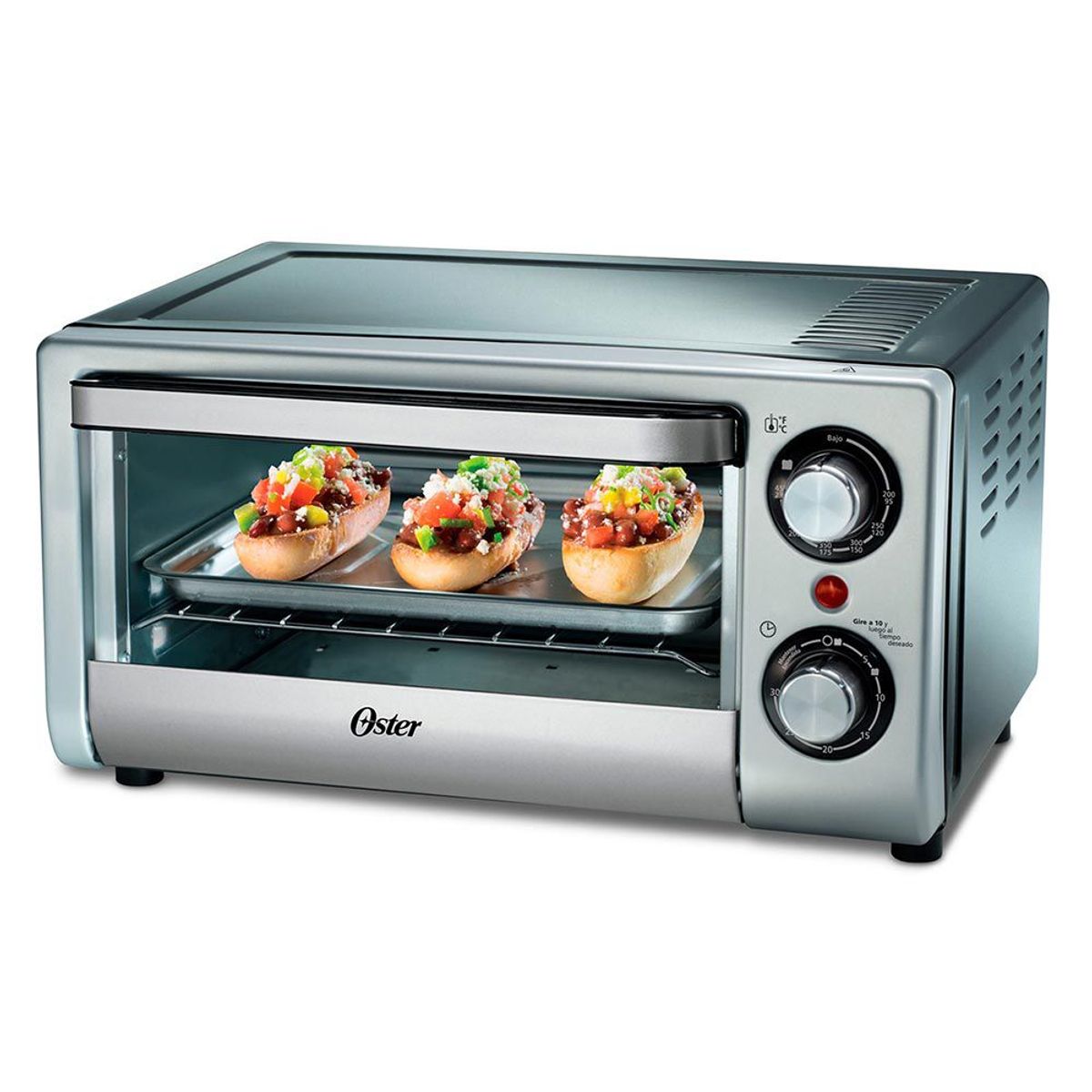 OSTER - Horno eléctrico tostador Oster 10 lt TSSTTV10LTB