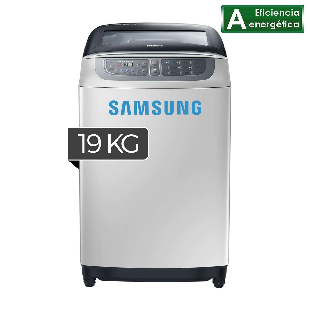 SAMSUNG - Lavadora con Tecnología Wobble 19Kg WA19F7L6DDB 