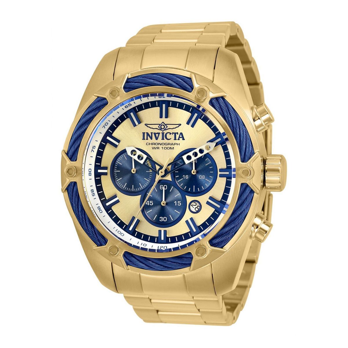 INVICTA - Reloj Invicta 31441 Hombre Dorado Quartz