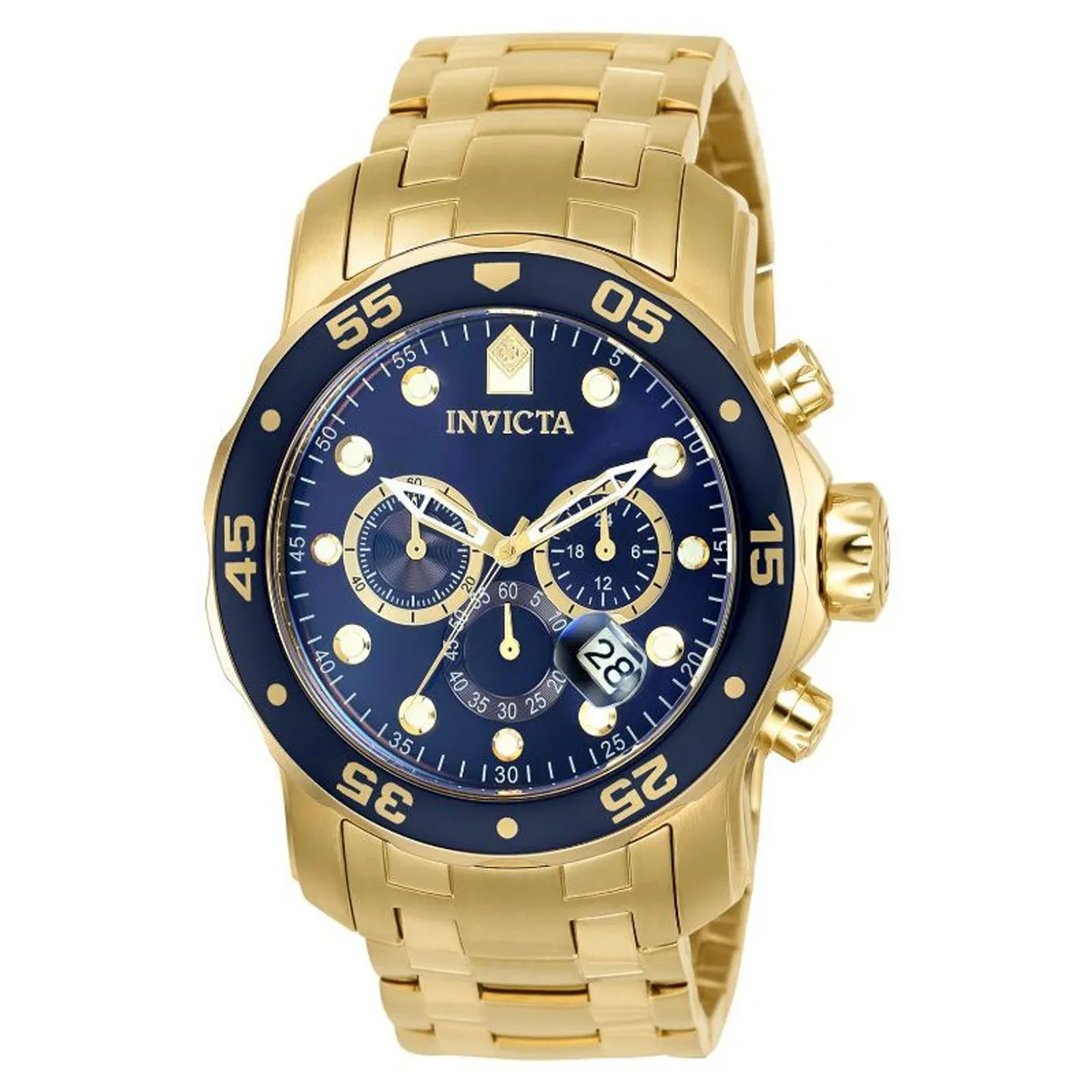 INVICTA - Reloj Invicta 73 Hombre Dorado Quartz