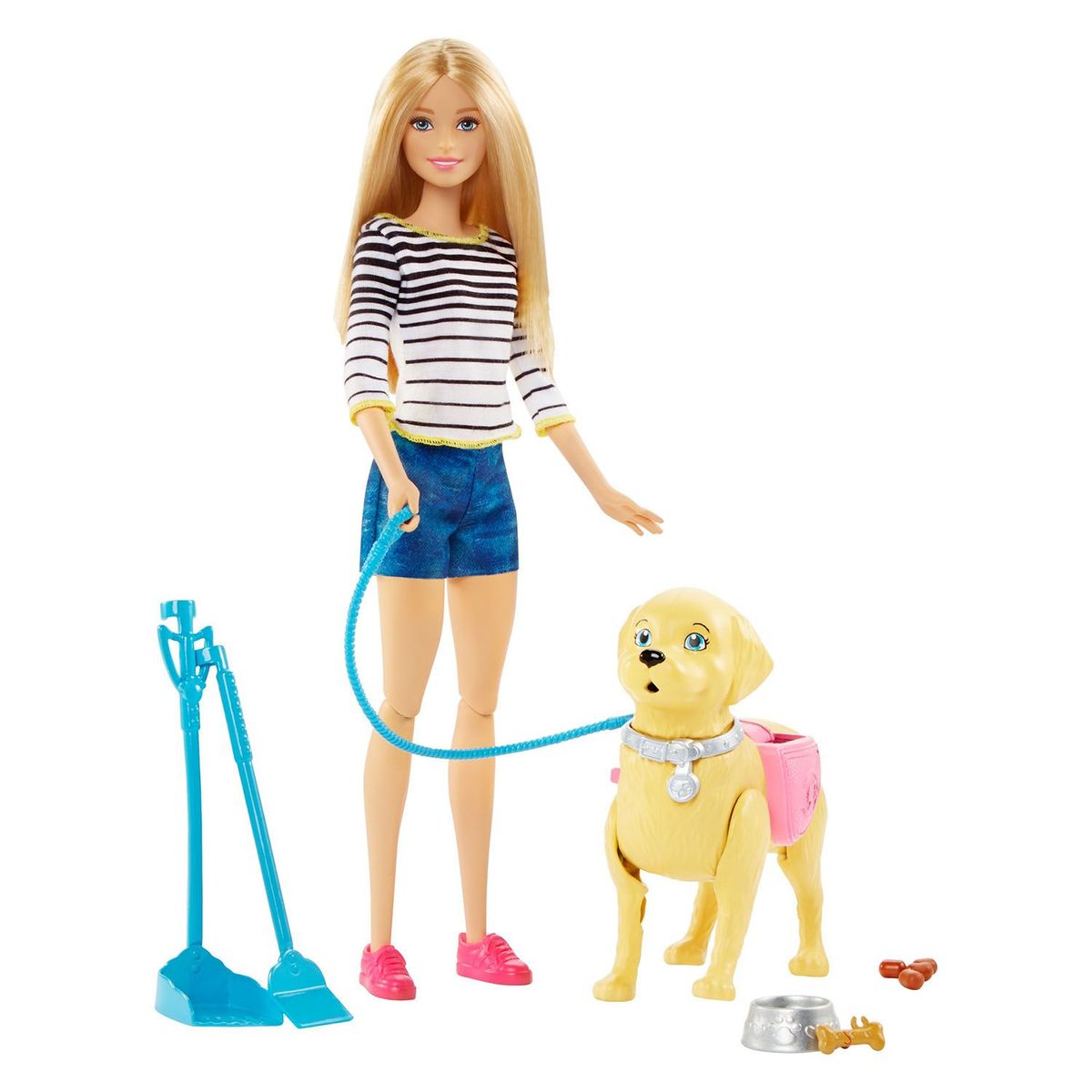 BARBIE - Muñeca Paseo De Perrito