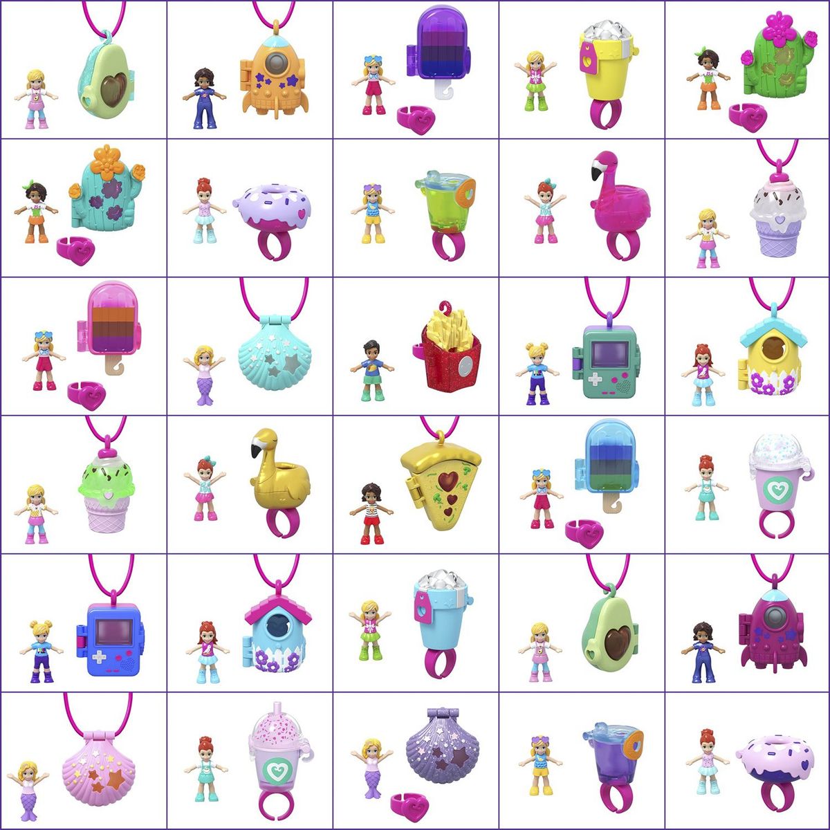 POLLY POCKET - Mini Collares Sorpresa