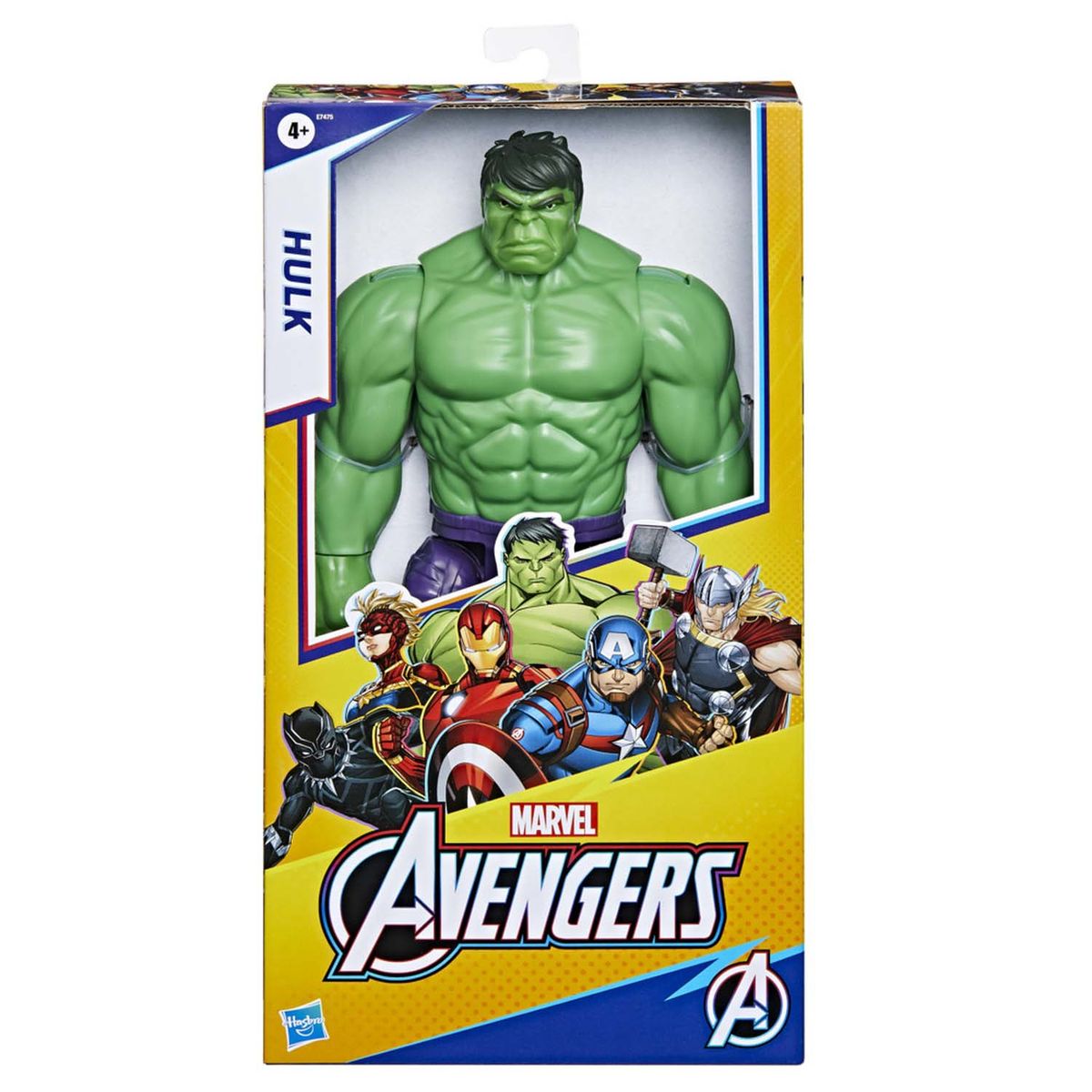 AVENGERS - Figura de Acción Marvel Titan Hero Series Lujo Hulk