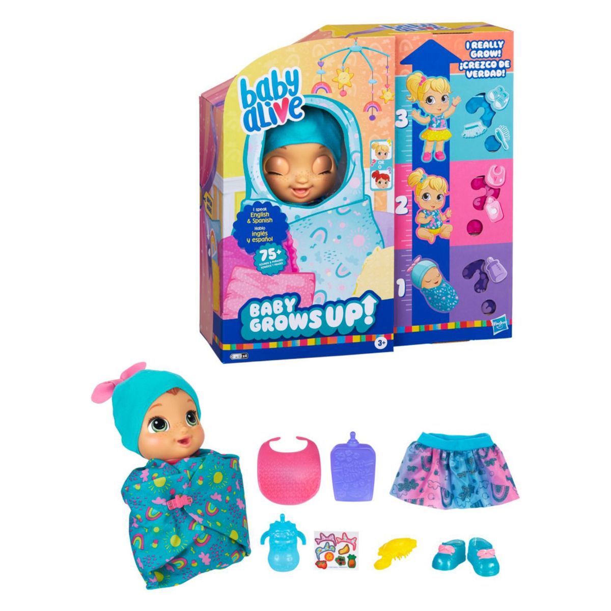 BABY ALIVE - Muñeca Baby Alive Bebé Grows Up Happy