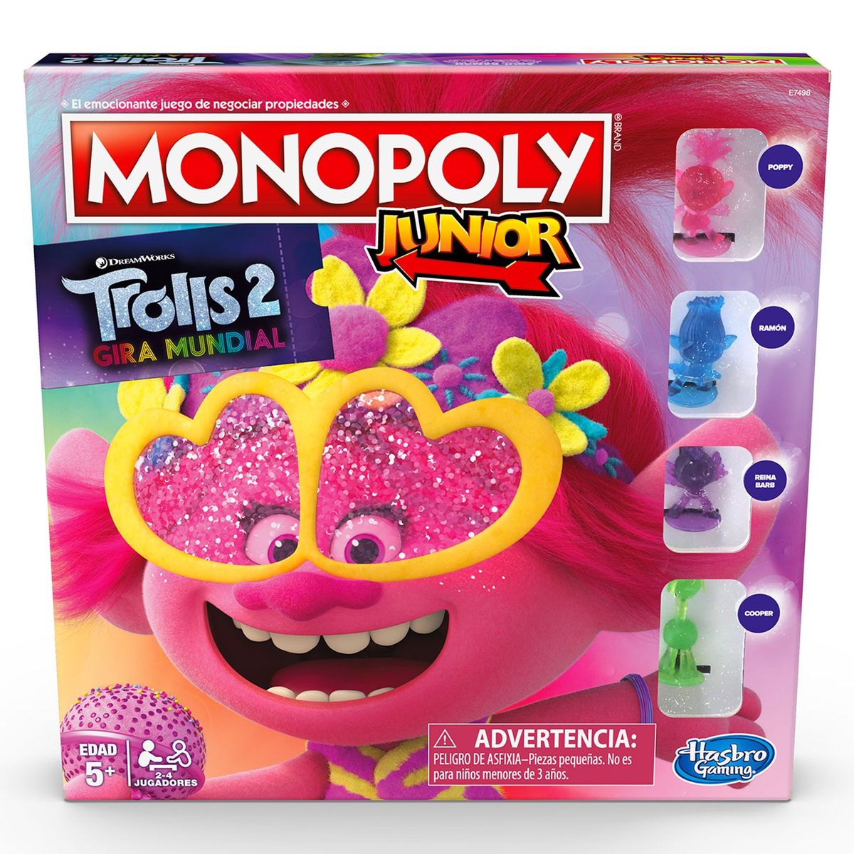 MONOPOLY - Monopoly Jr Trolls World Tour
