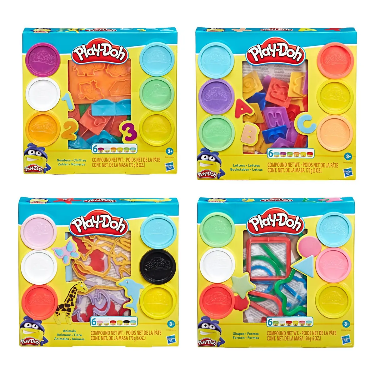 PLAY DOH - Set Piezas Básicas Play Doh Aleatorio