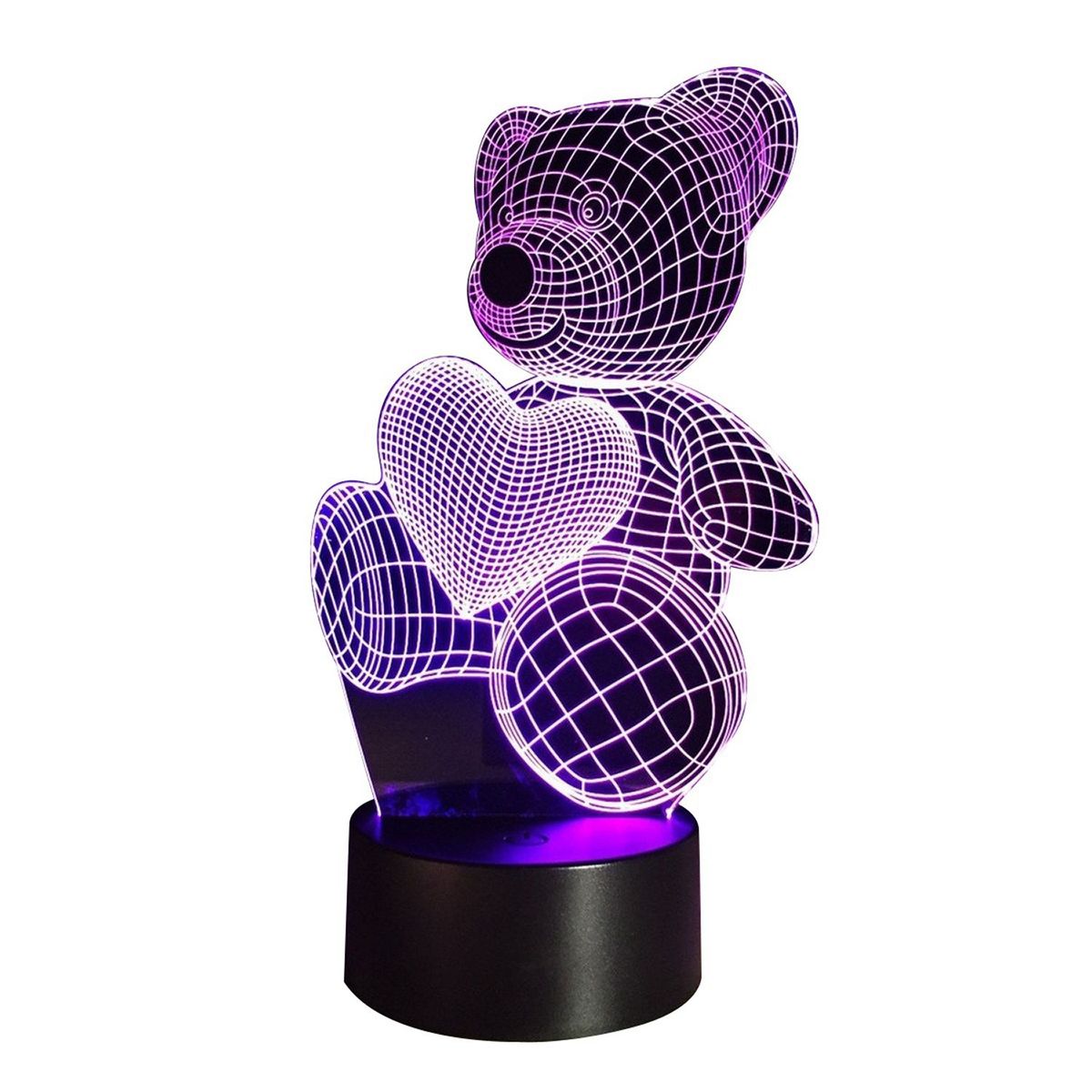CREATIVE - Lámpara Led 3d - Oso