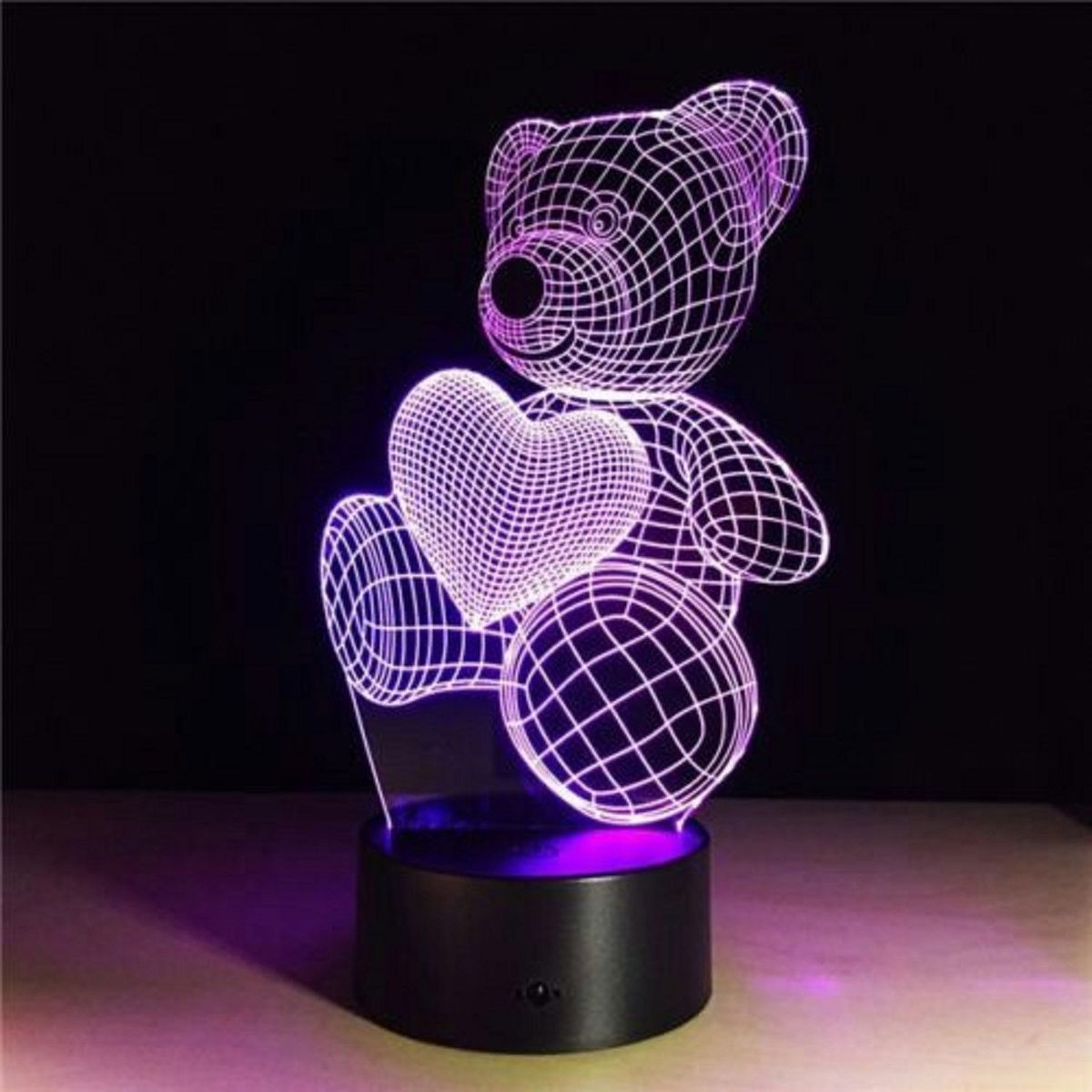 CREATIVE - Lámpara Led 3d - Oso